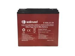 SOLINVED 12V 24AH VRLA TYPE E-BIKE BATTERY (PREMIUM)